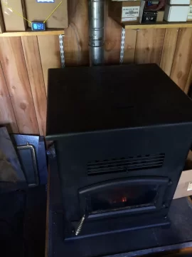 [Hearth.com] Hopping up the pellet stove with guages to monitor the vital signs! Big E example!