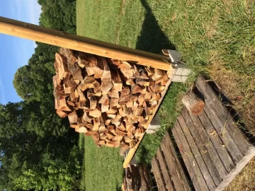 [Hearth.com] Super simple wood rack.