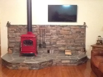 [Hearth.com] It's done! Picture would be better in the daylight. Thank you all for your help.