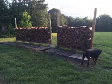 [Hearth.com] Super simple wood rack.