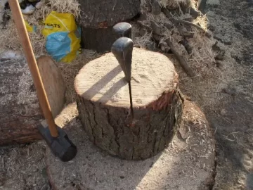 [Hearth.com] Cutting Large rounds along the grain