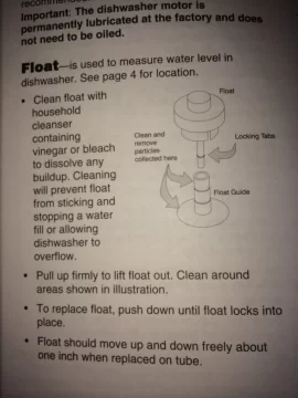 [Hearth.com] Sears Kenmore Dishwasher Water Level Float Seal Leaking? Can it be fixed?