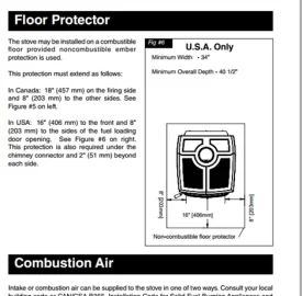 [Hearth.com] Clearance and Floor Protection Question for PE Alderlea T5