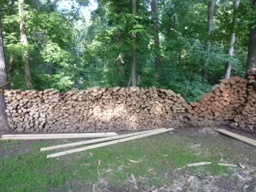 [Hearth.com] Neighbor is splitting Oak NOW to use this Winter!