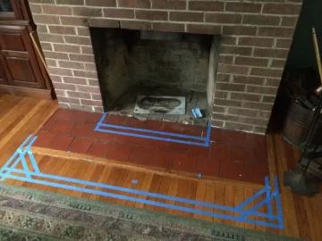 [Hearth.com] Need to extend and Retile an existing hearth - need advice