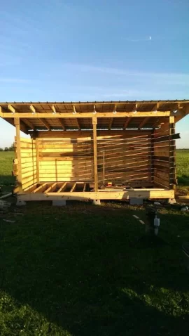 [Hearth.com] New woodshed started today