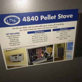 [Hearth.com] New US Stove 4840 Wall Mount Wood Pellet Stove Pics  :-)