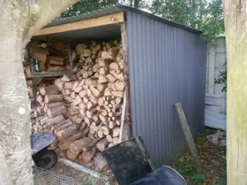 [Hearth.com] Wood shed modification