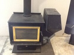 Wood and Wood Pellet combination stove