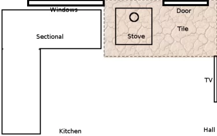 [Hearth.com] Any problems with an install in front of a wall with a window? See picture.