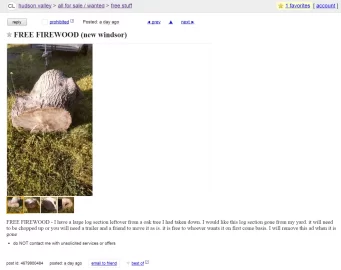 [Hearth.com] Craigslist laugh of the day.....