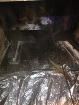 [Hearth.com] Chimney cleaning question with pics