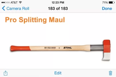 [Hearth.com] Anyone use a Stihl Pro Splitting Maul?