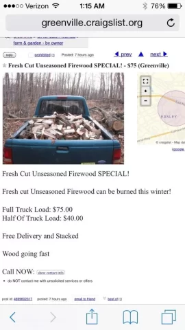 [Hearth.com] Craigslist laugh of the day.....