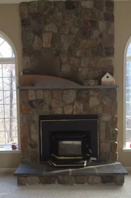 [Hearth.com] Pellet insert before and after