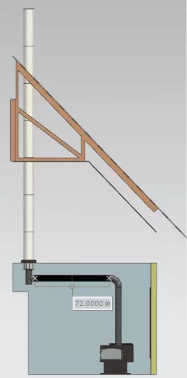 [Hearth.com] Chimney Path Question - With CAD