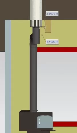 [Hearth.com] Chimney Path Question - With CAD