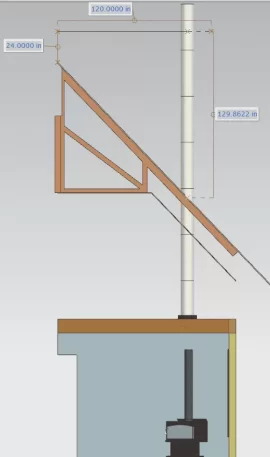 [Hearth.com] Chimney Path Question - With CAD