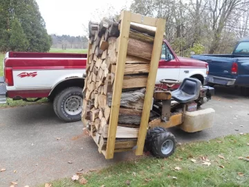 [Hearth.com] My new wood hauler...not a pickup...or a trailer...pics inside>