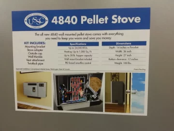 [Hearth.com] Wall Mounted Pellet Stove