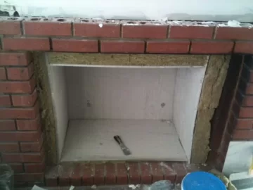 [Hearth.com] Upgraded hole in the wall.