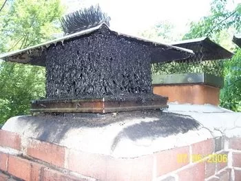 [Hearth.com] Creosote buildup on rain cap