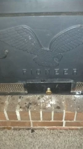 [Hearth.com] Back up and running OLD Pioneer Stove using a 8" liner