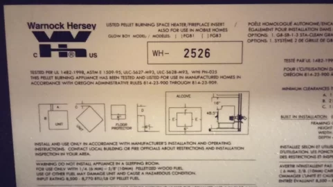 [Hearth.com] Glow boy exhaust fan shot - Junk the stove????