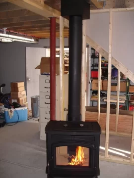 [Hearth.com] Insulating studs from stove/chimney?