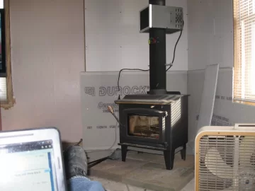 [Hearth.com] Hello to all. First post. End of my first week of wood heat. Goodbye LP!