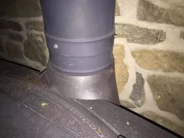 [Hearth.com] Stove Pipe Adapter for Jotul F12 Firelight