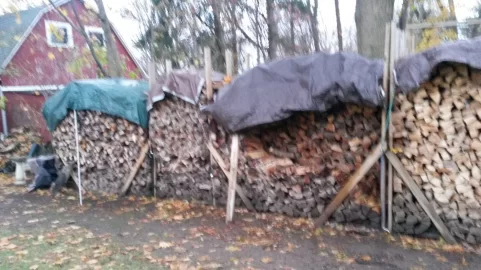 [Hearth.com] Stacking Wood On Ground