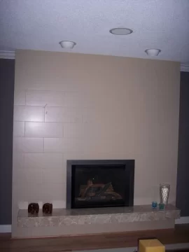 [Hearth.com] Hairline cracks in new gas insert fireplace Tile surround, possible causes please