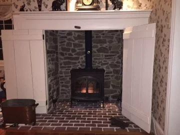 [Hearth.com] Yikes... 1035F on outside of stove!