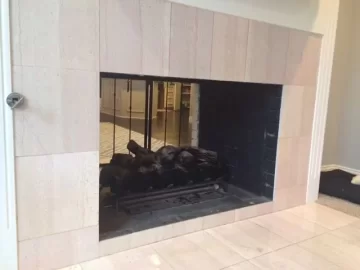 [Hearth.com] Glass To Close Off Double Sided Fireplace