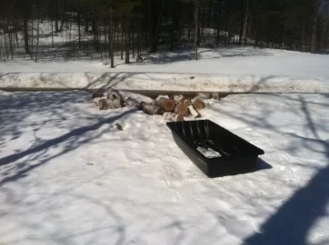 [Hearth.com] Dug wood out of the snow piles