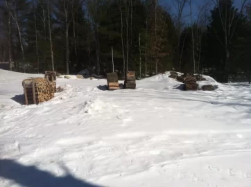 [Hearth.com] Dug wood out of the snow piles