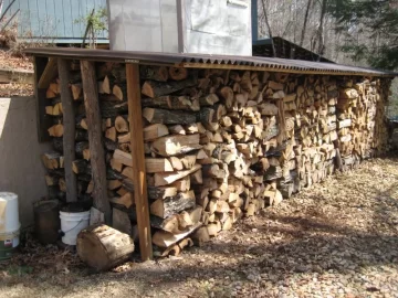 [Hearth.com] I Finished Refilling My Wood Shed Today!