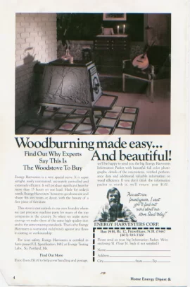 [Hearth.com] 1983 Energy Harvester stove specs