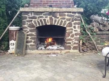 [Hearth.com] Suggestions on outdoor wood burning fireplaces