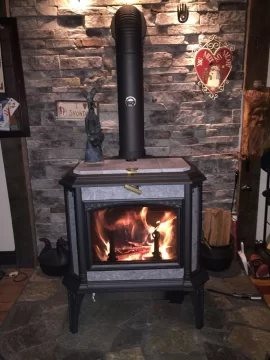 [Hearth.com] New Progress - moved in and first burn underway- Thanks