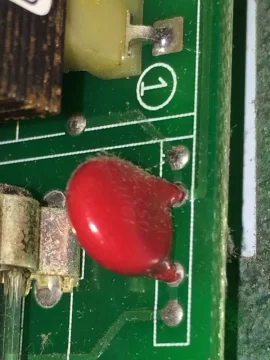 [Hearth.com] Need help identifying a red disc capacitor for breckwell ce-401 board