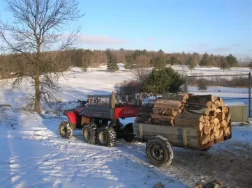 [Hearth.com] ATV Wood Hauling Trailers