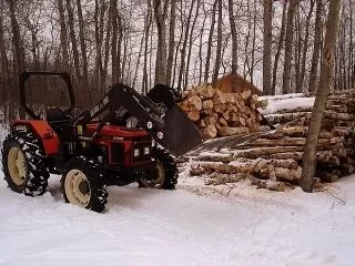 [Hearth.com] wood pile to stove?