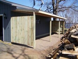 Todd's New Wood Shed