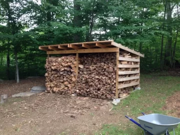 [Hearth.com] Pulled the trigger on firewood shed...