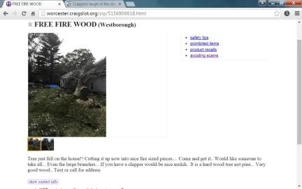 [Hearth.com] Craigslist laugh of the day.....