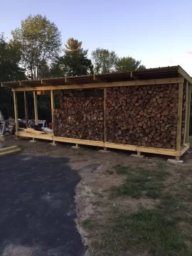 [Hearth.com] Pulled the trigger on firewood shed...