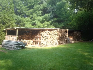 [Hearth.com] Wood Shed Build on the cheap