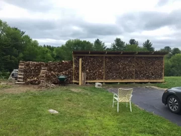 [Hearth.com] Pulled the trigger on firewood shed...